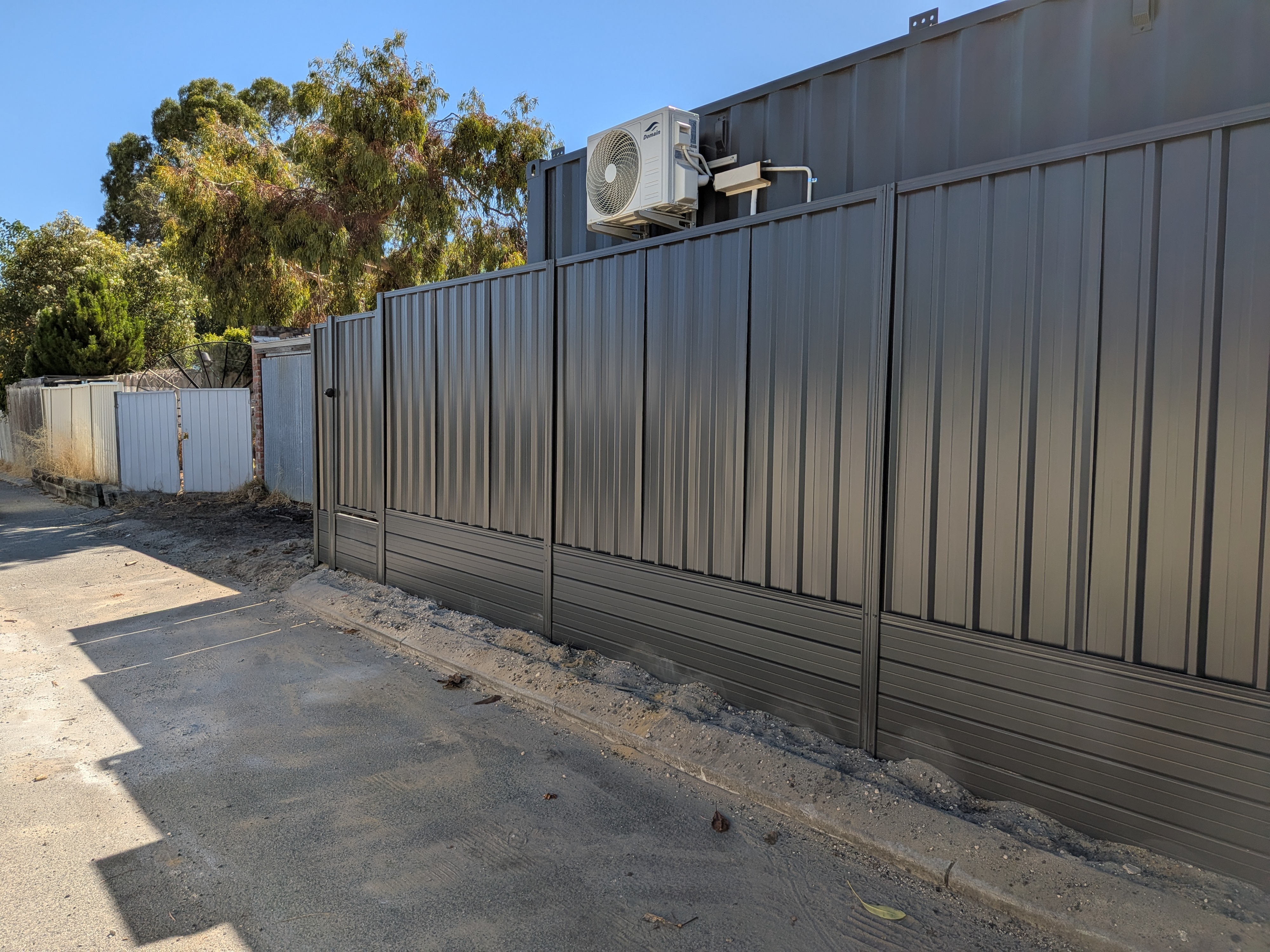 Monument Colorbond fence installation photo 4